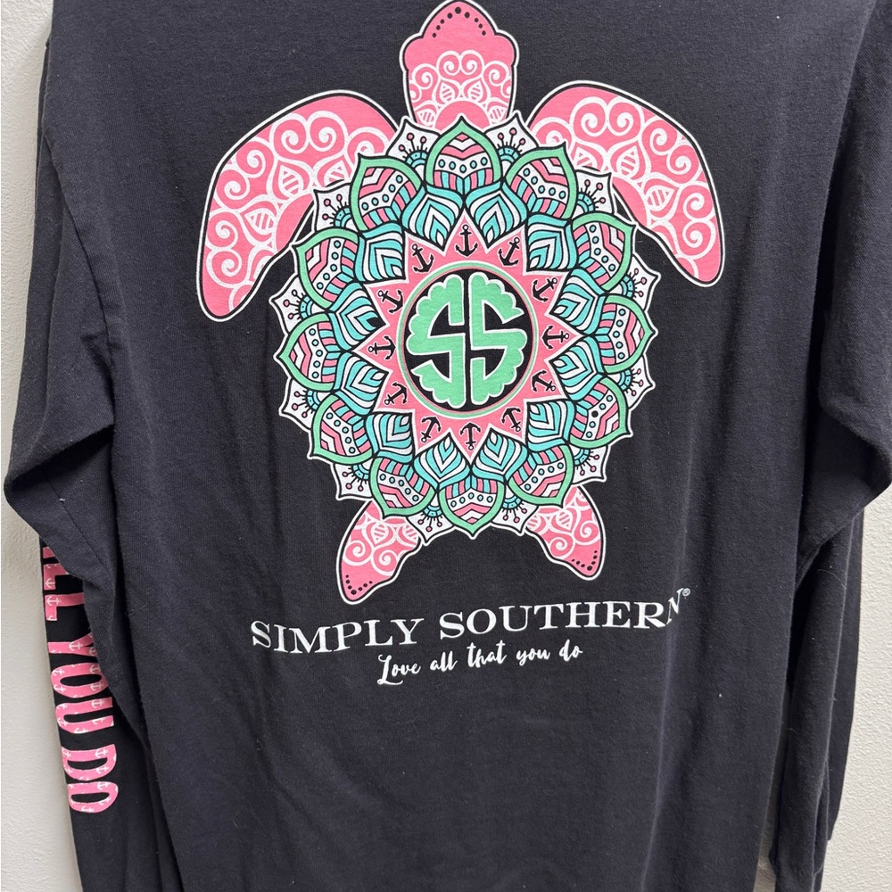 Simply Southern Black Long Sleeve Tee